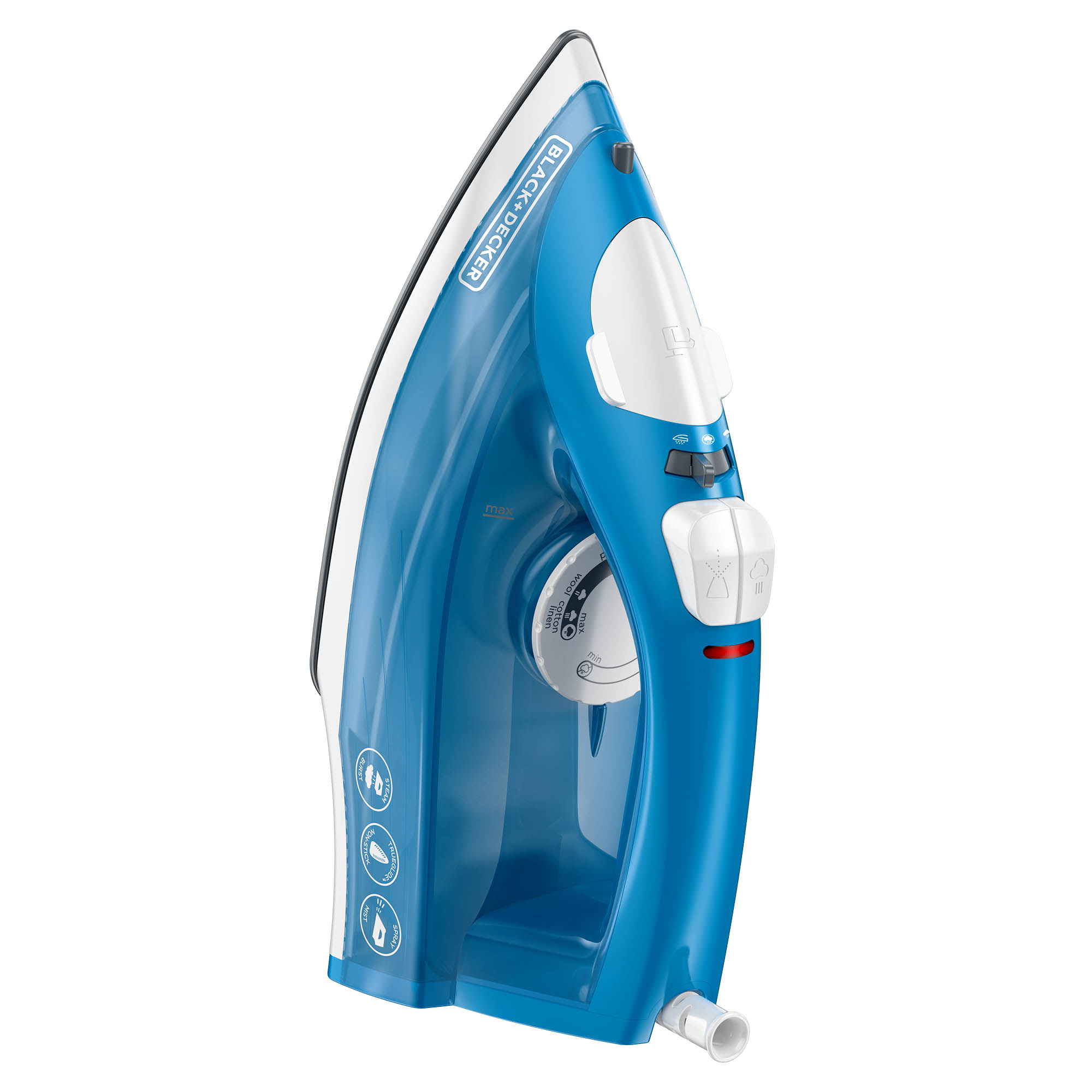 Variable Control Compact Steam Iron Blue